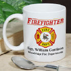 Personalized Firefighter Coffee Mug